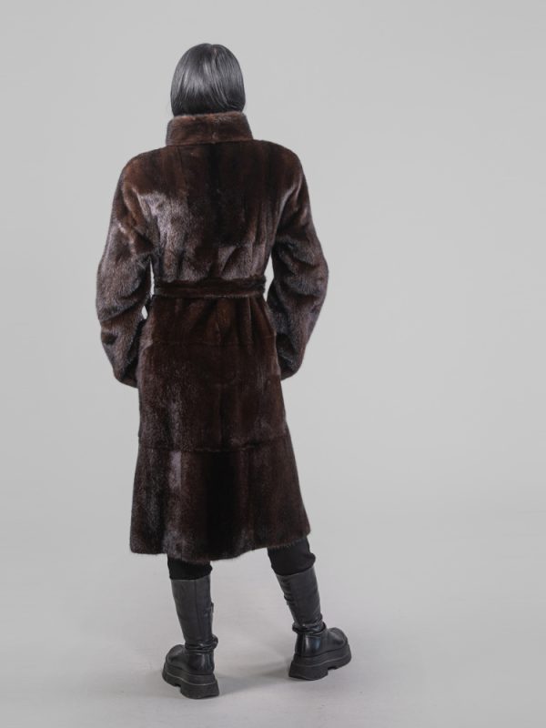Mahogany Mink Fur Coat